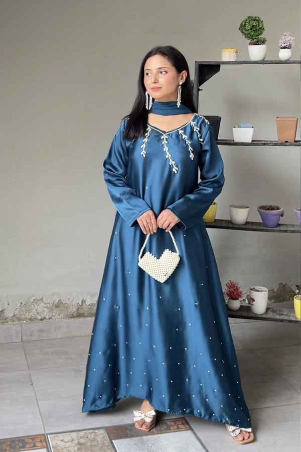 Dress with Hand Embroidery