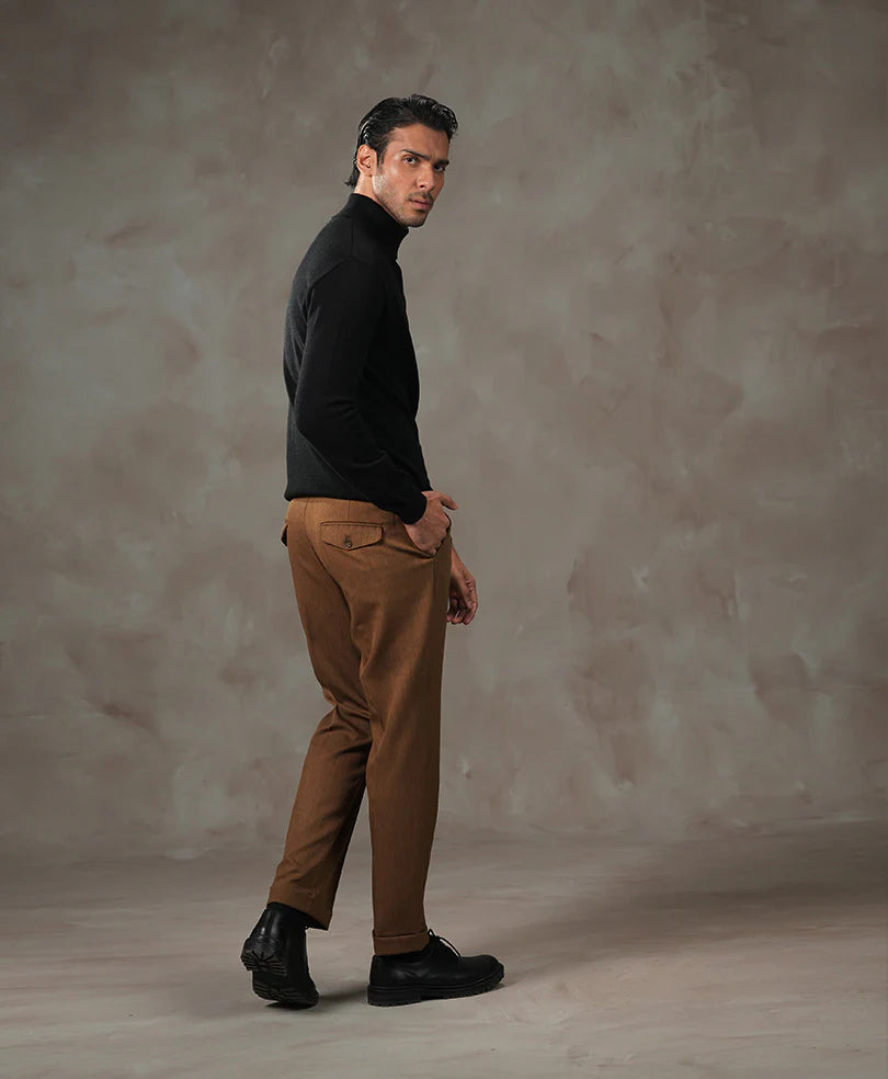 Black Turtleneck Sweater