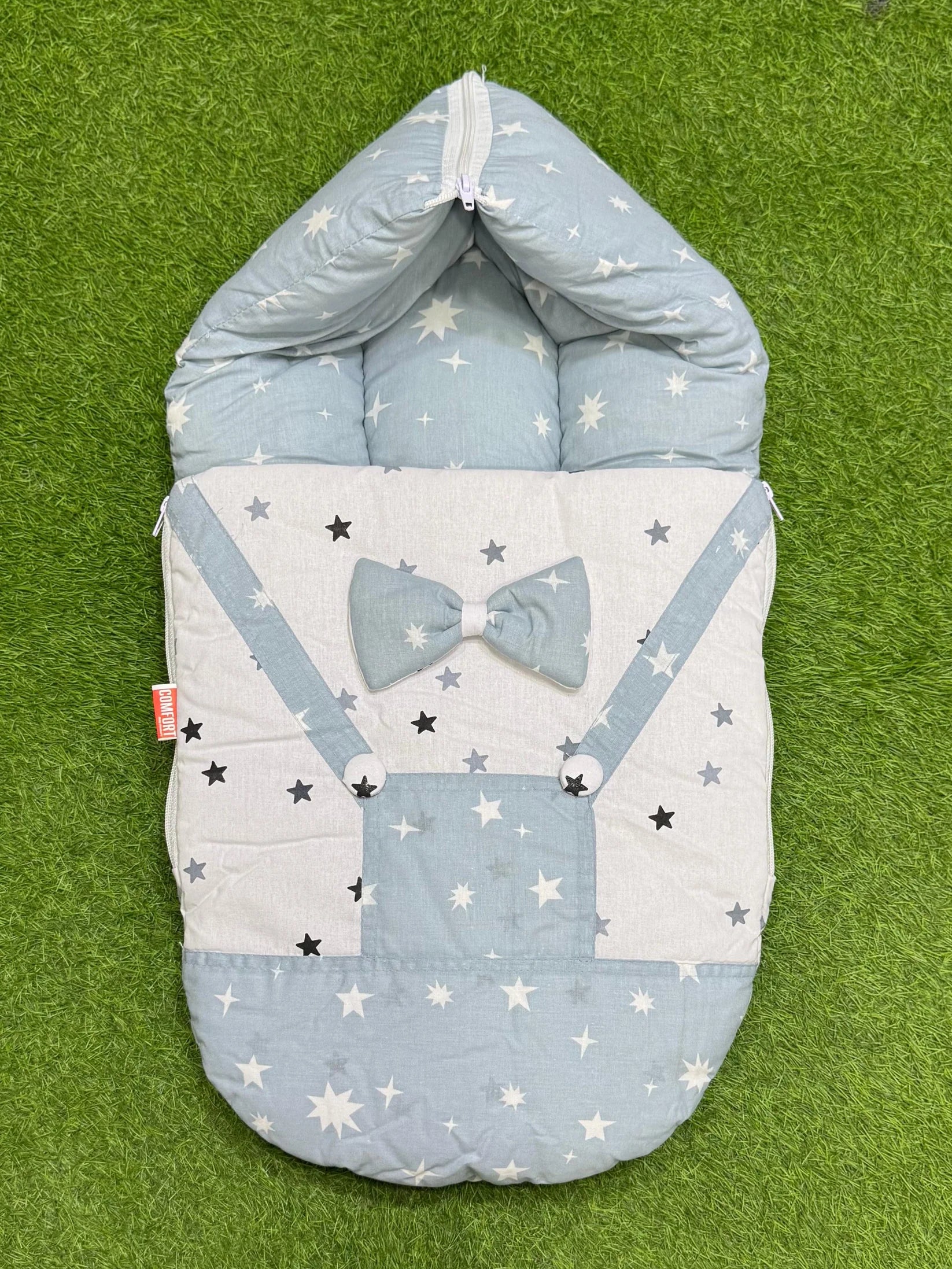 Green Stars Minion Style Baby Carry Nest