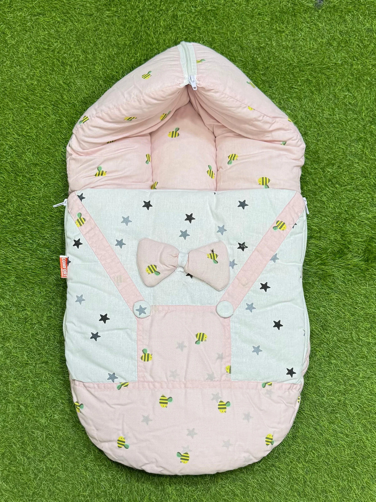 Pink Stars Minion Style Baby Carry Nest