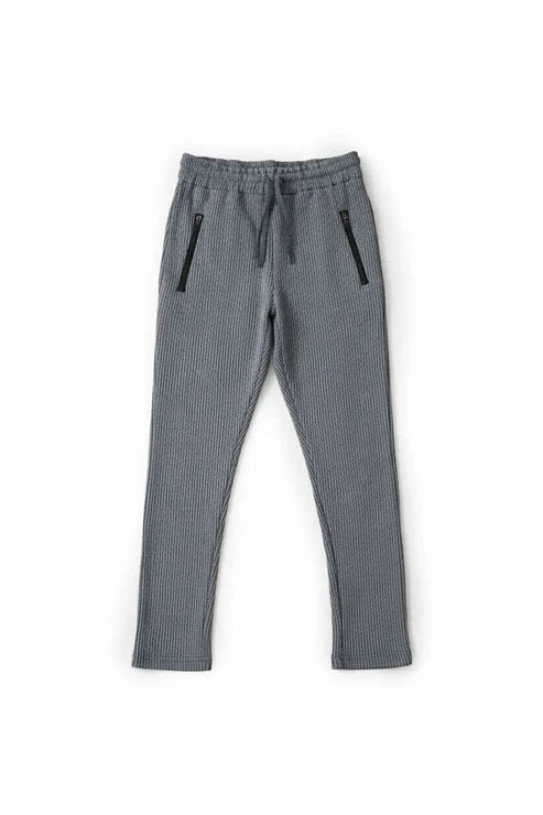 Men’s Slim-Fit Pinstripe Casual Trousers