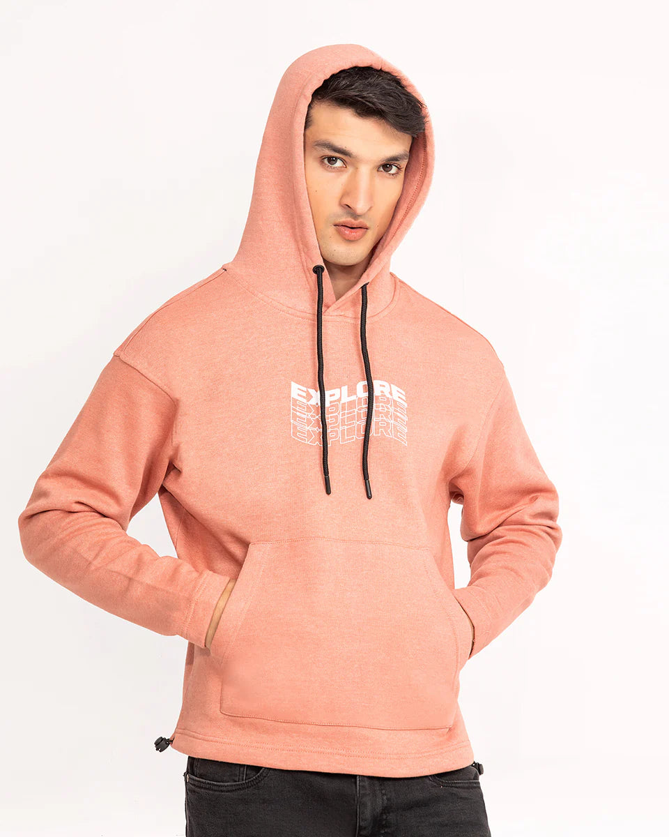 Cozy Fleece Hoodie – Front & Back Print Pullover