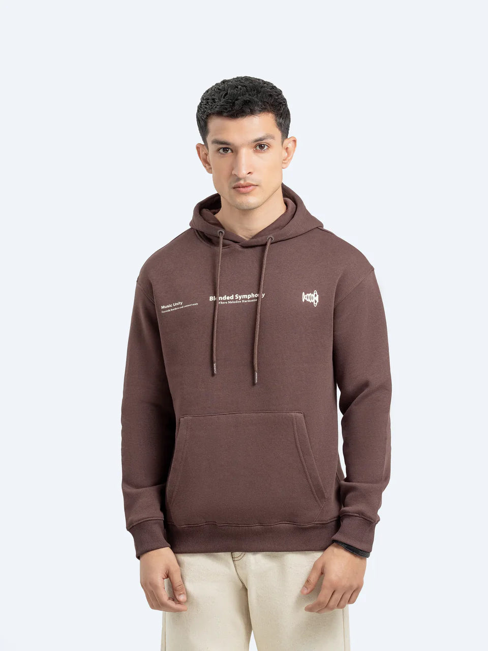 Fleece Pullover Hoodie – Cozy Comfort with Front & Back Print
