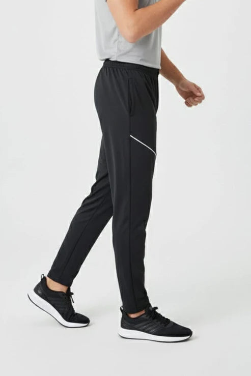 Men’s Contrast Piping Quick-Dry Active Trousers