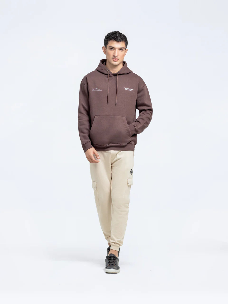 Cozy Fleece Pullover Hoodie – Front & Back Print