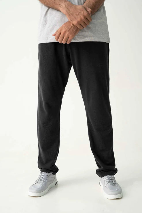 Men’s Pique Cotton Slim-Fit Trousers