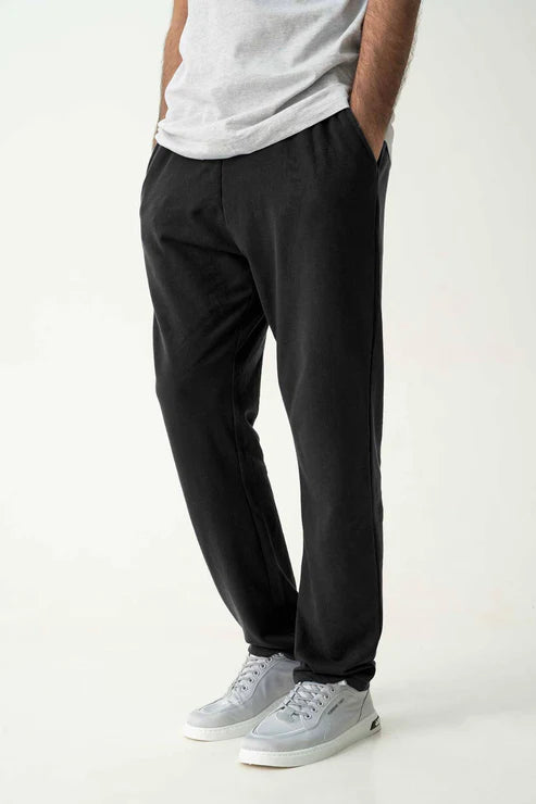 Men’s Pique Cotton Slim-Fit Trousers
