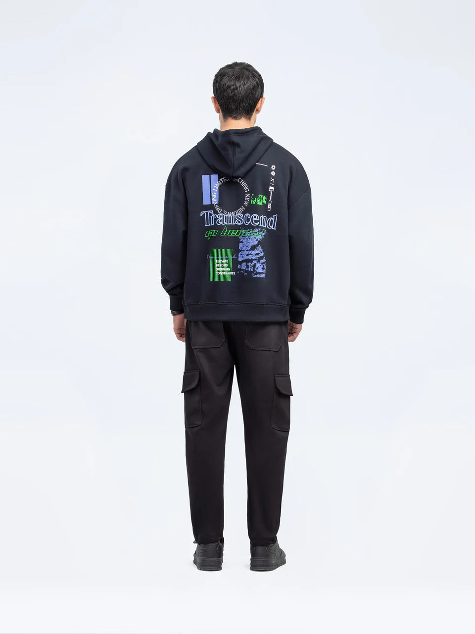 Transcend Pullover Hoodie – Fleece Comfort with Front & Back Print