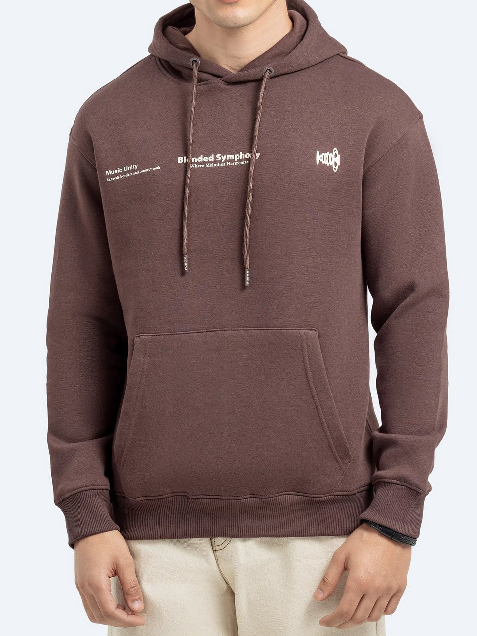 Fleece Pullover Hoodie – Cozy Comfort with Front & Back Print