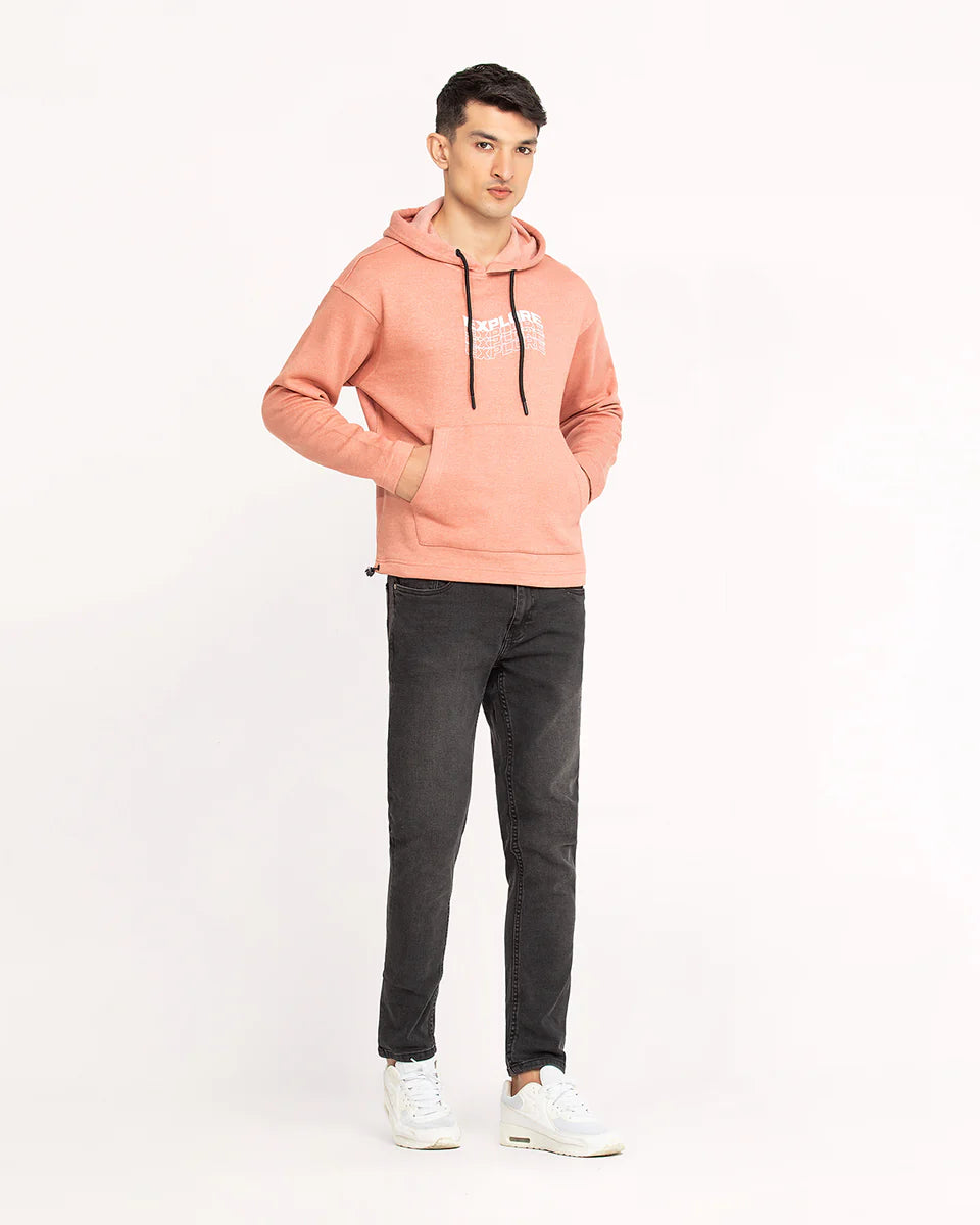 Cozy Fleece Hoodie – Front & Back Print Pullover
