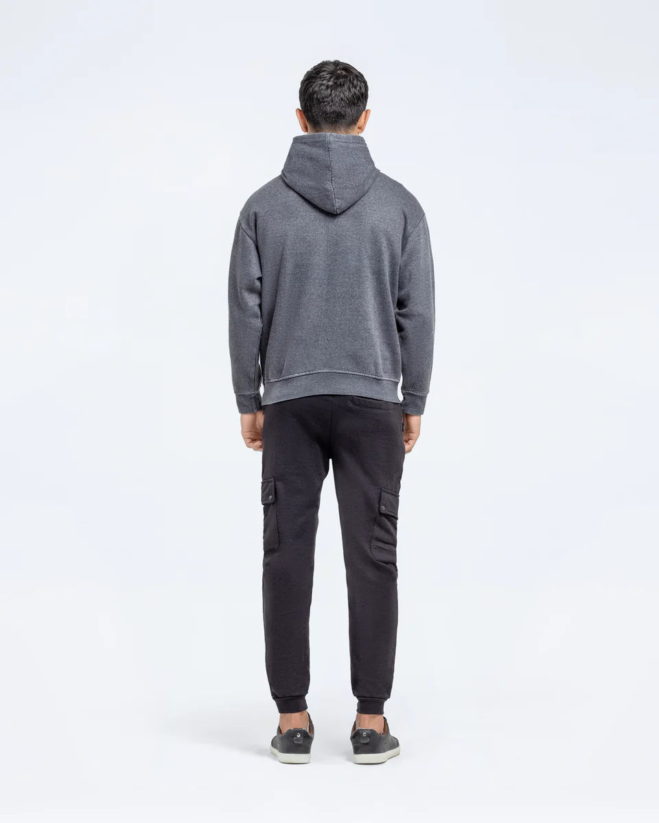 Classic Pullover Hoodie – Cozy Fleece with Front & Back Print