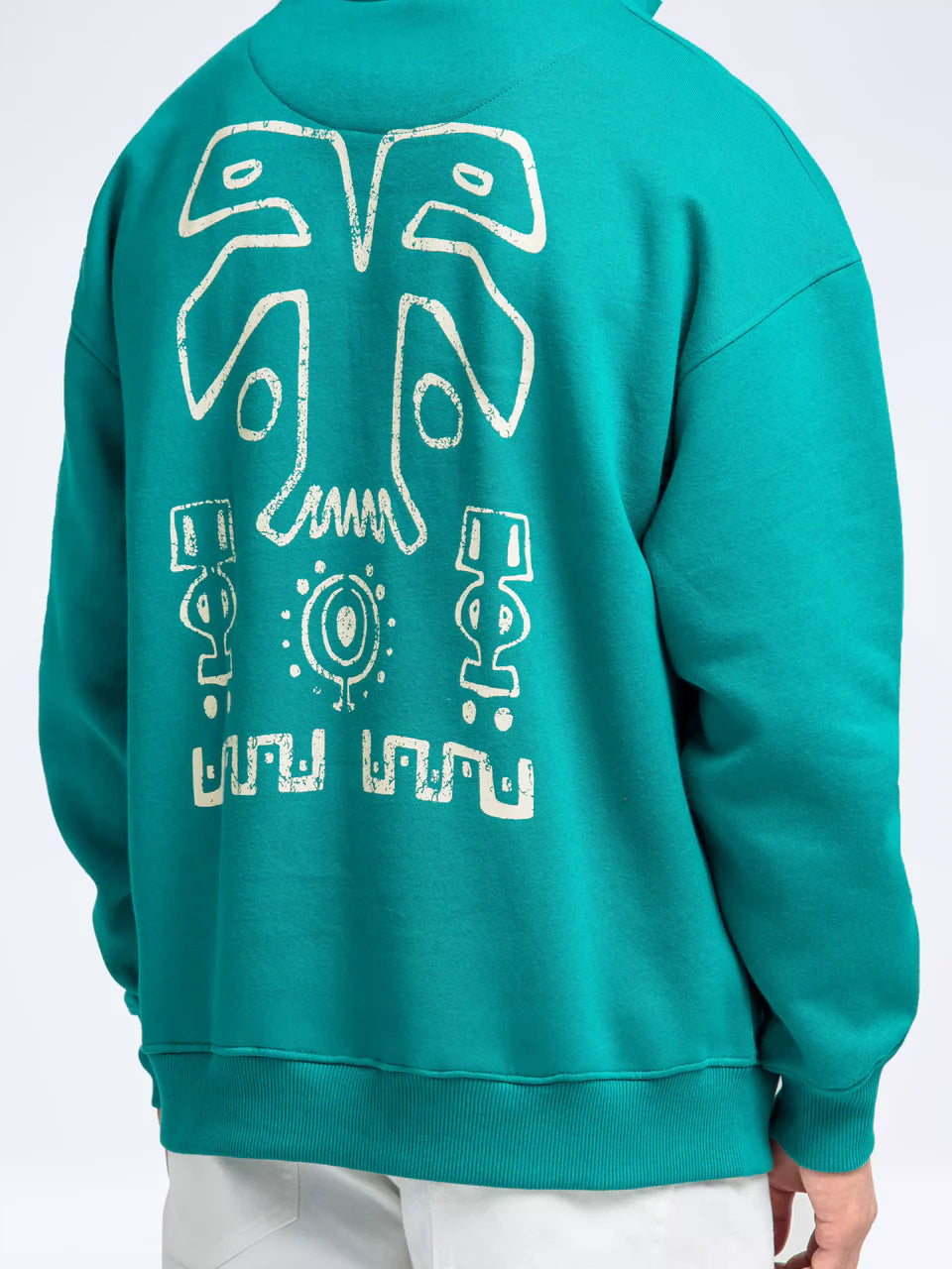 Classic Printed Pullover Hoodie – Fleece with Front & Back Print