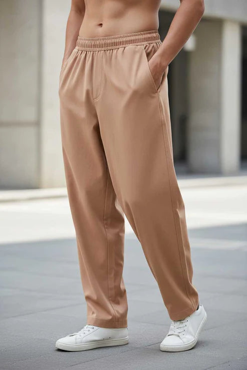 Men’s Loose-Fit Casual Performance Trousers