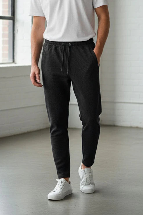 Men’s Slim-Fit Casual Performance Trousers