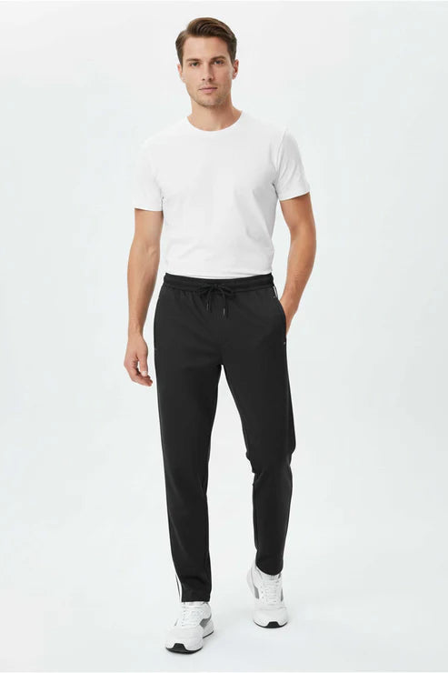 Men’s Striped Quick-Dry Active Trousers